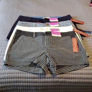 4 Pair Merona Shorts